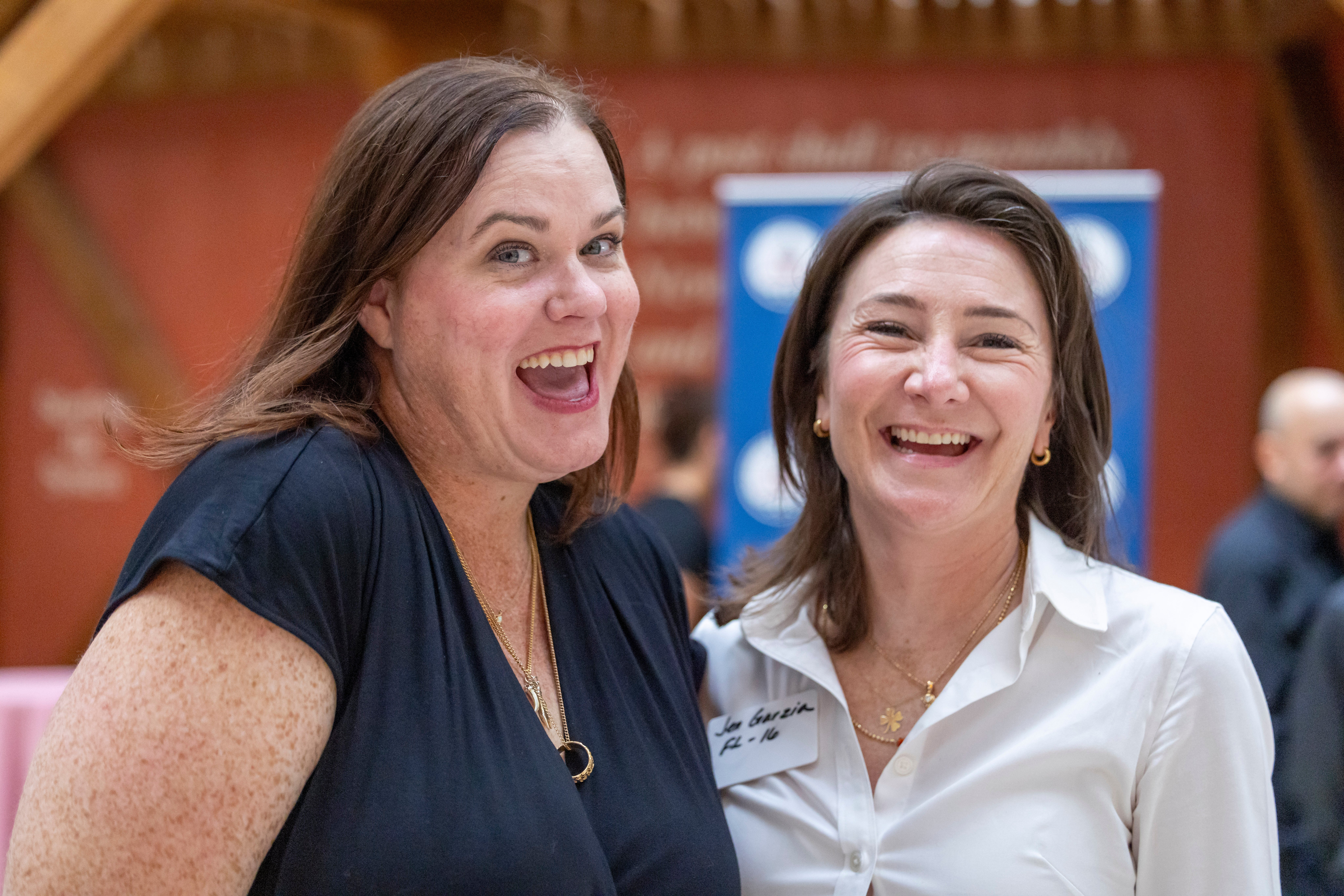 Melissa Tison and Jennifer Garzia, Patients Rising staff members, at a 2025 Patients Rising Fly-in event