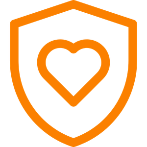 Icon -- Shield with Heart